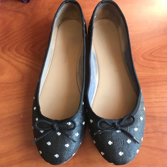 J. Crew Shoes - JCrew black and white Flats